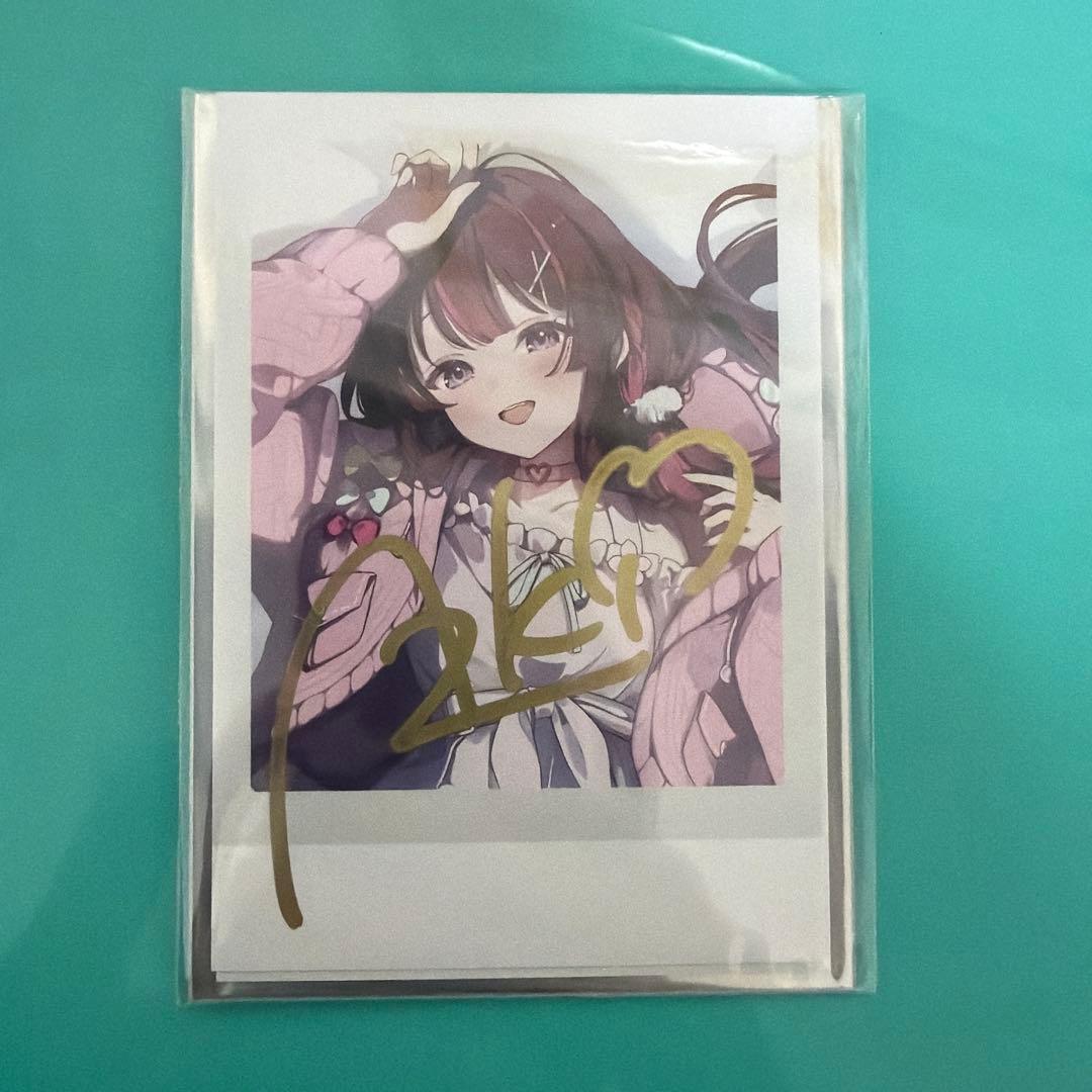 AZKi 誕生日記念2025チェキ風ブロマイドカード 直筆サイン ホロライブ