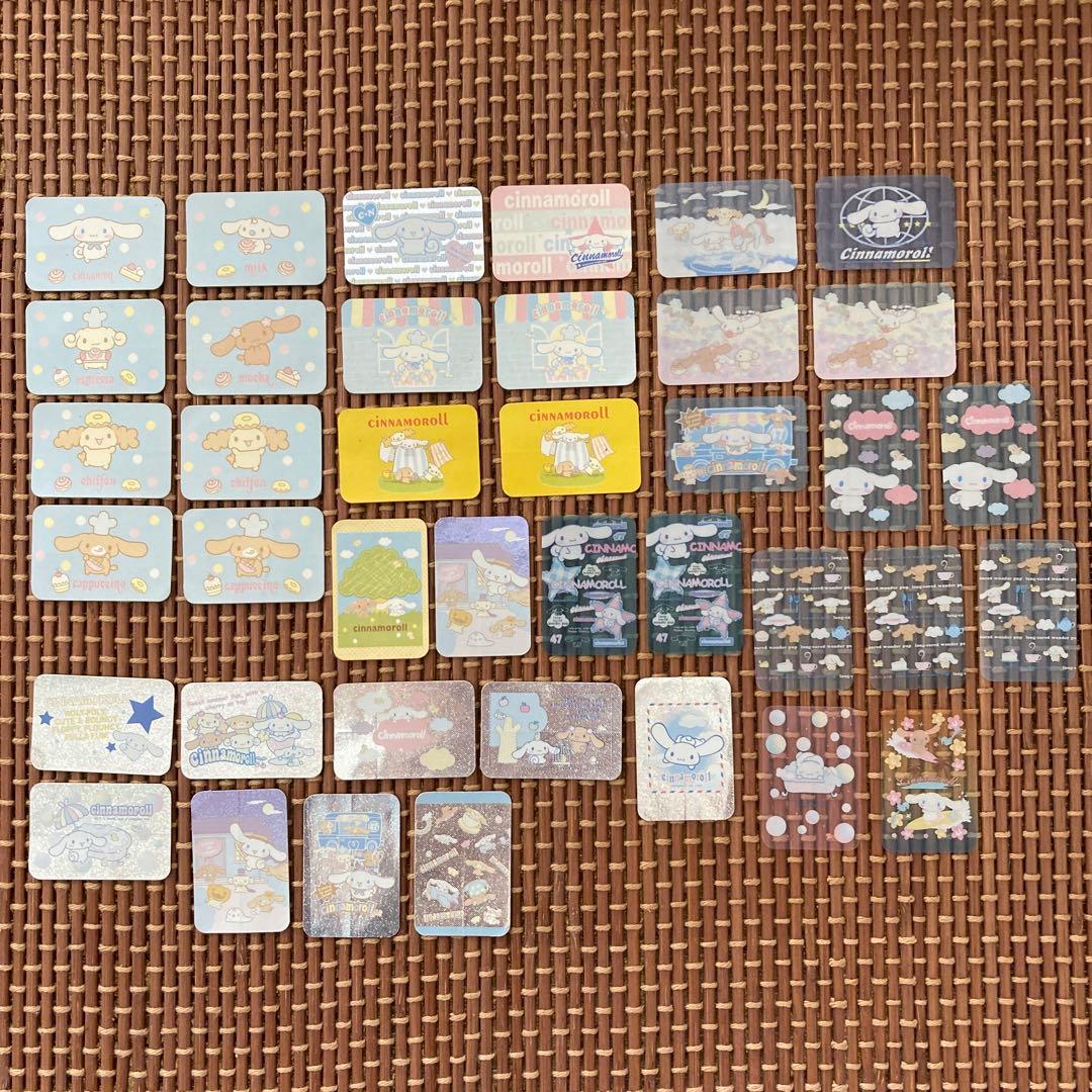 平成レトロ シナモロール フレークシール シナモン サンリオ 39枚