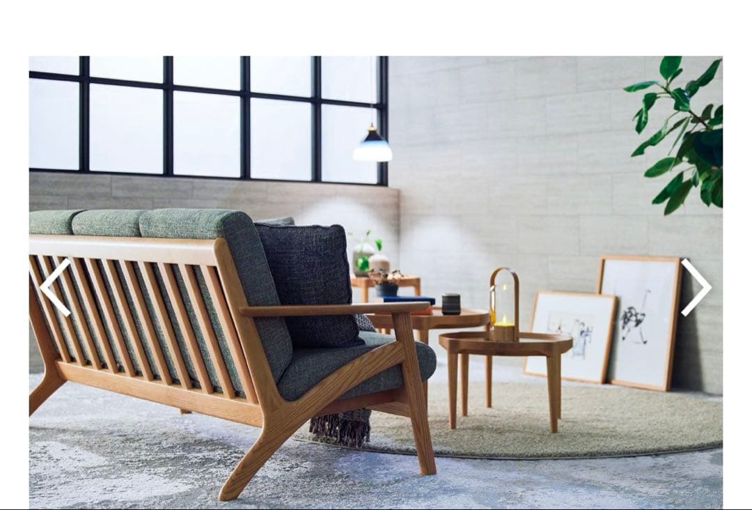 浜本工芸 3人掛けソファ