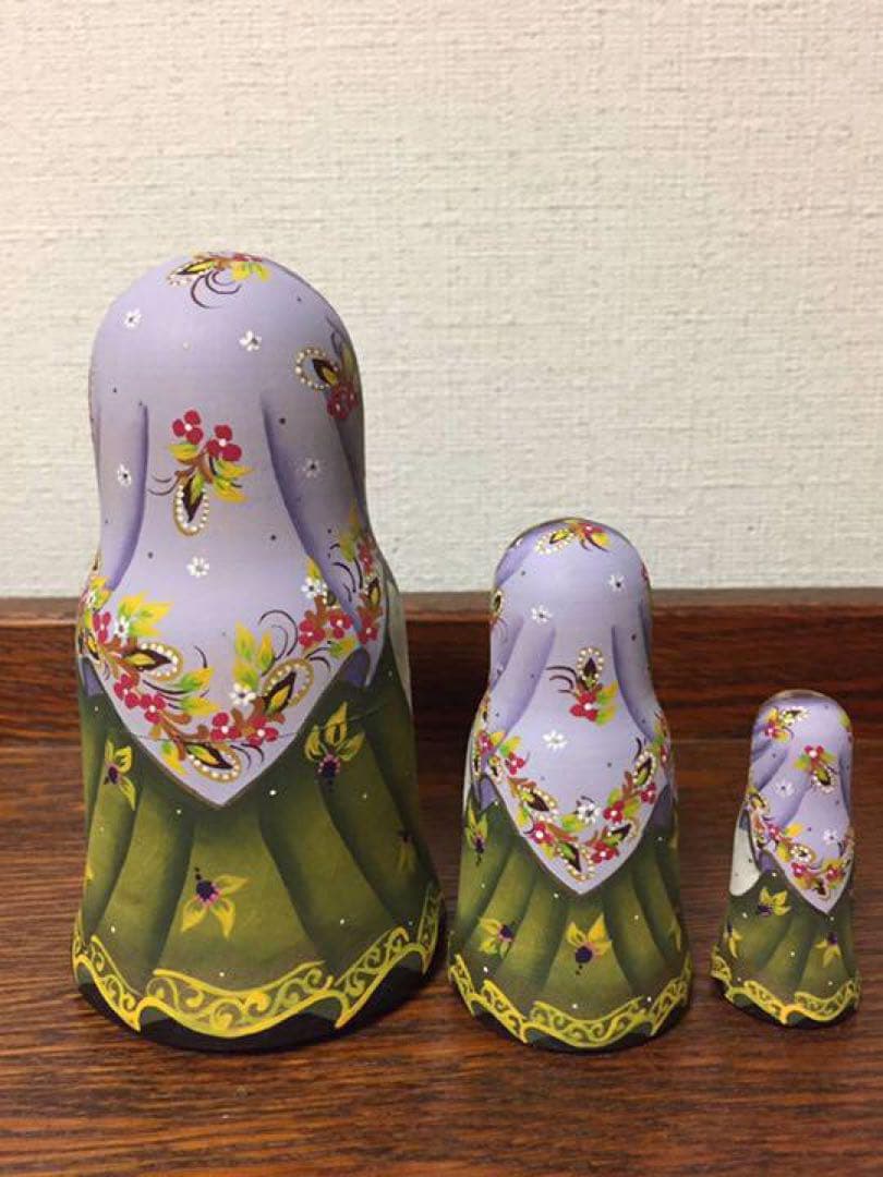 ロシア雑貨☆マトリョーシカ(3P)スベトラーナ・ニコラエワ作