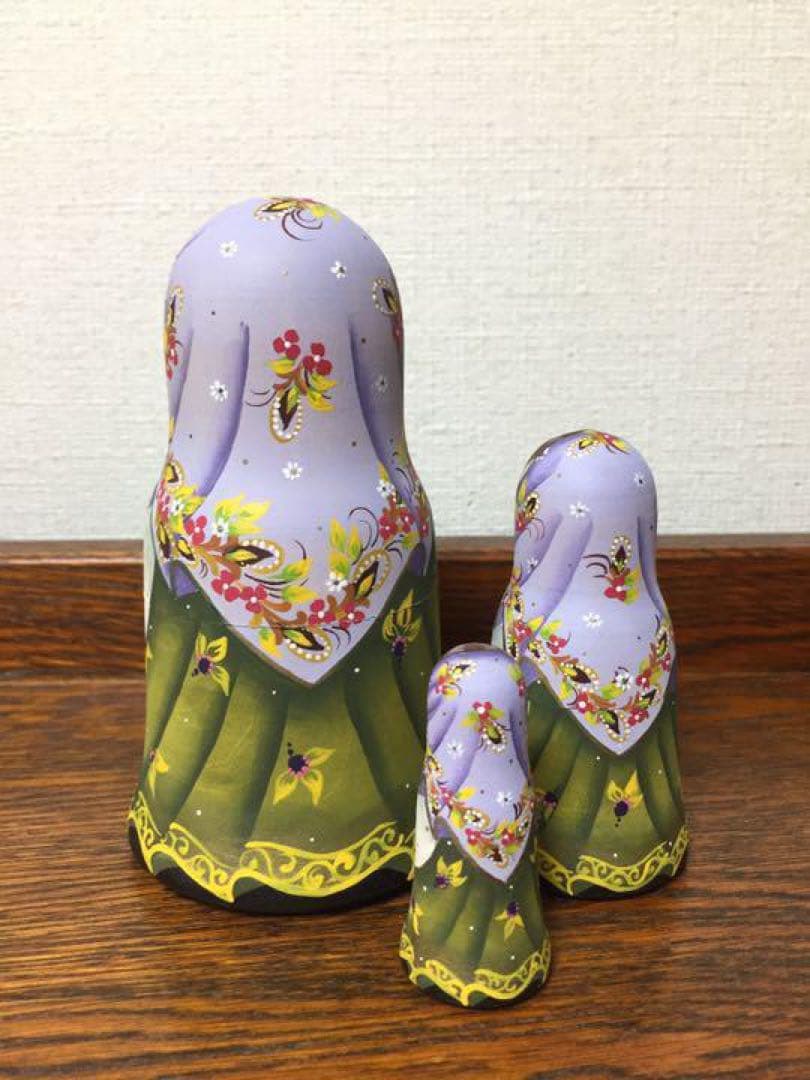 ロシア雑貨☆マトリョーシカ(3P)スベトラーナ・ニコラエワ作