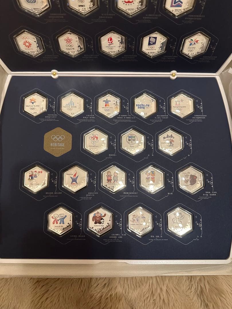 北京冬季オリンピック 純銀メダルコレクション