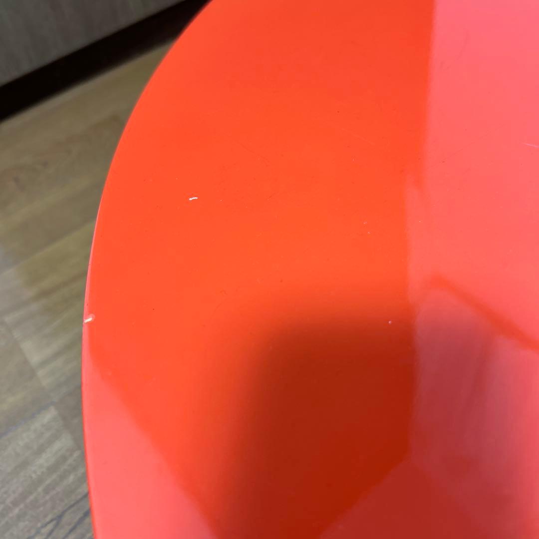 昭和レトロ 折りたたみ ちゃぶ台テーブル オレンジ