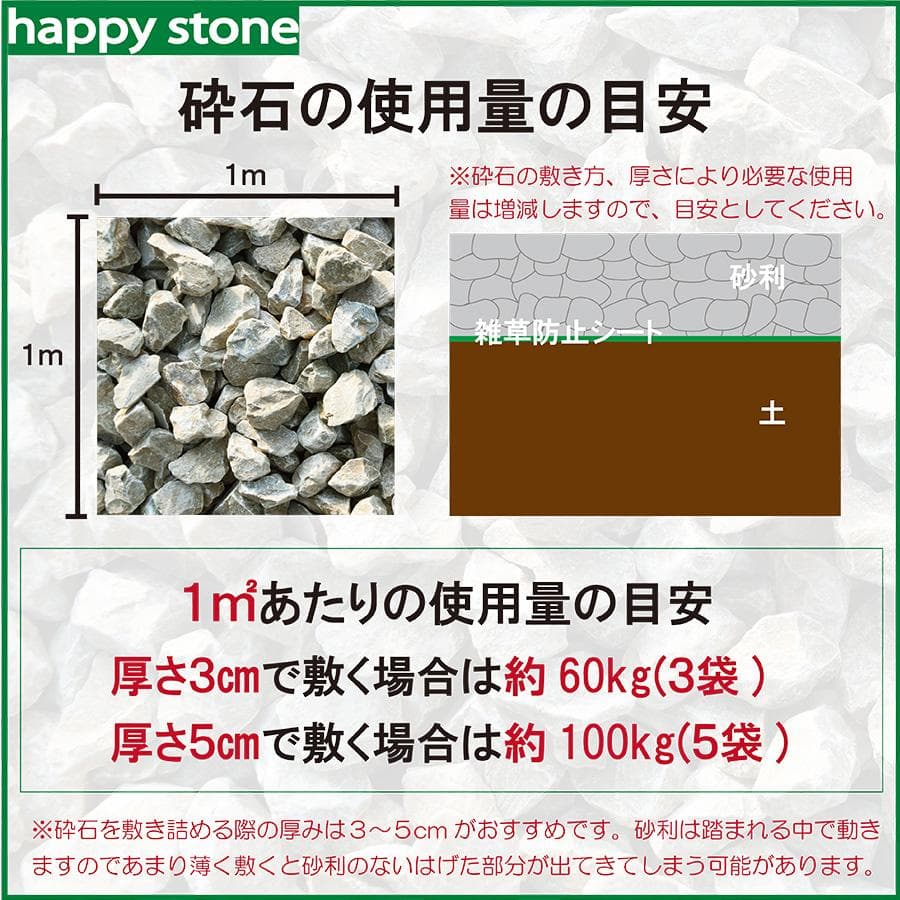 砂利 化粧砂利 イエロー 黄色 小粒 500kg 3分(8mm～18mm)