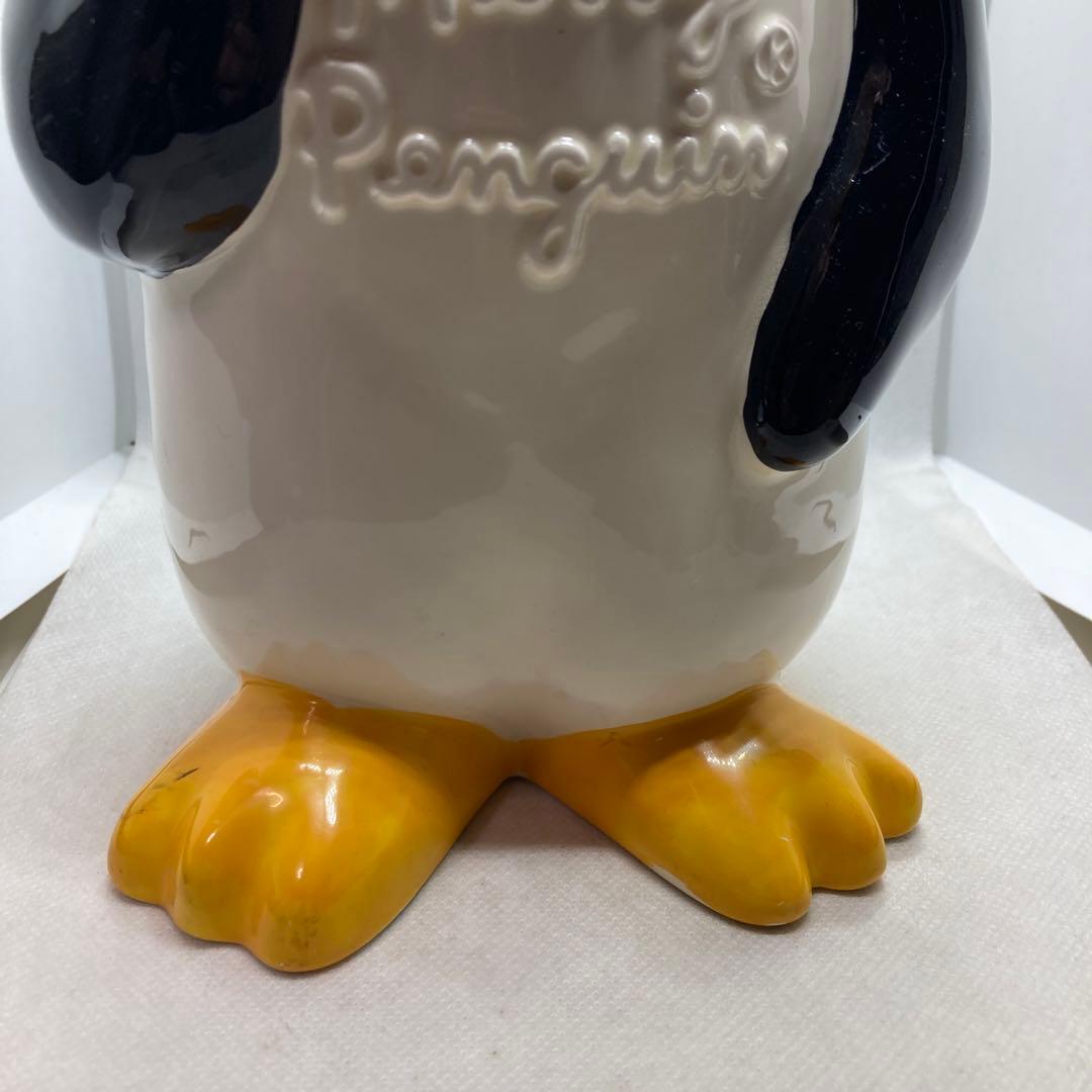 日本製 ペンギン貯金箱 昭和レトロ 陶器製 - メルカリ