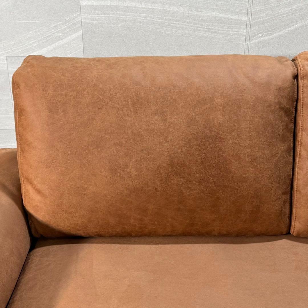 unico TREL 2.5人掛け カバーリングソファ ブラウン d3869