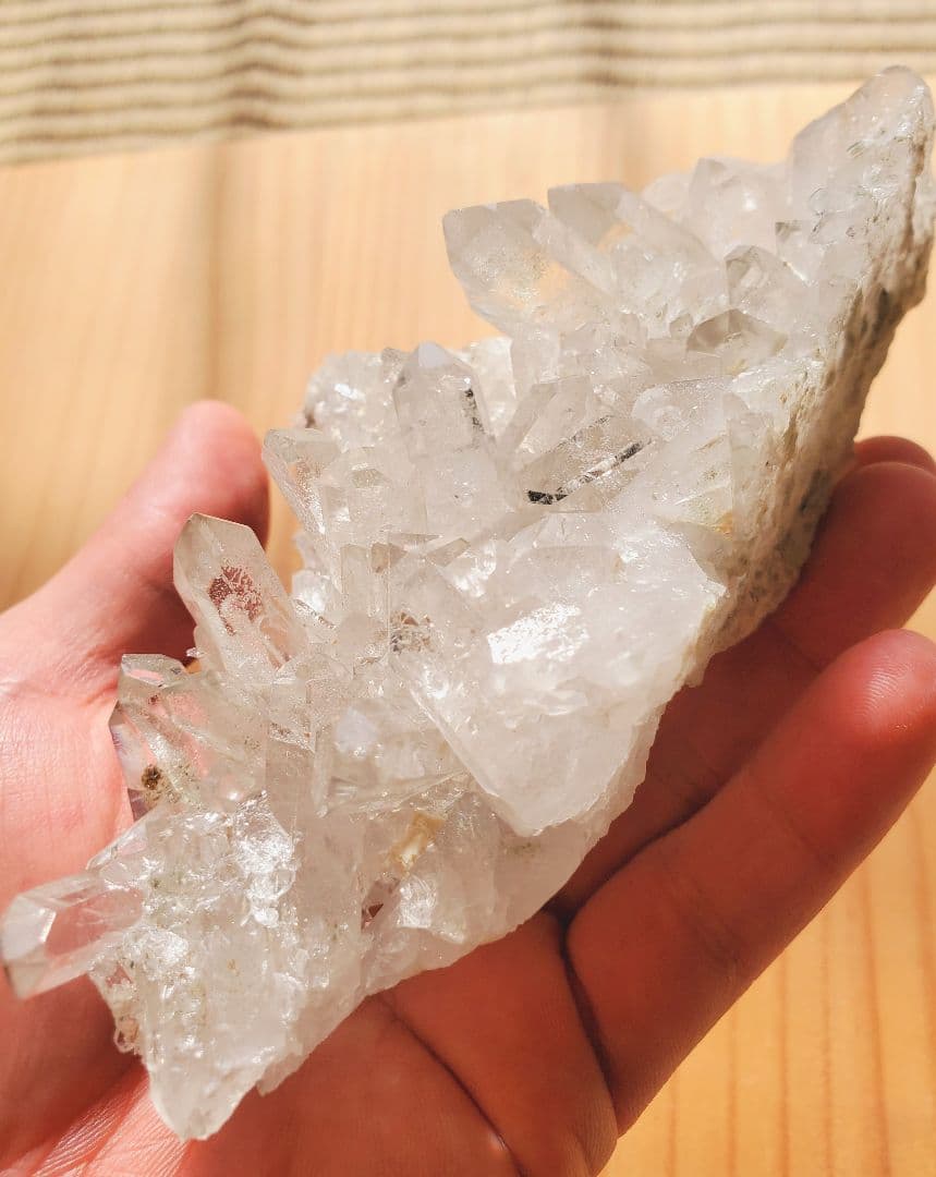 約520gあり ゼッカデソーザ産 水晶クラスター