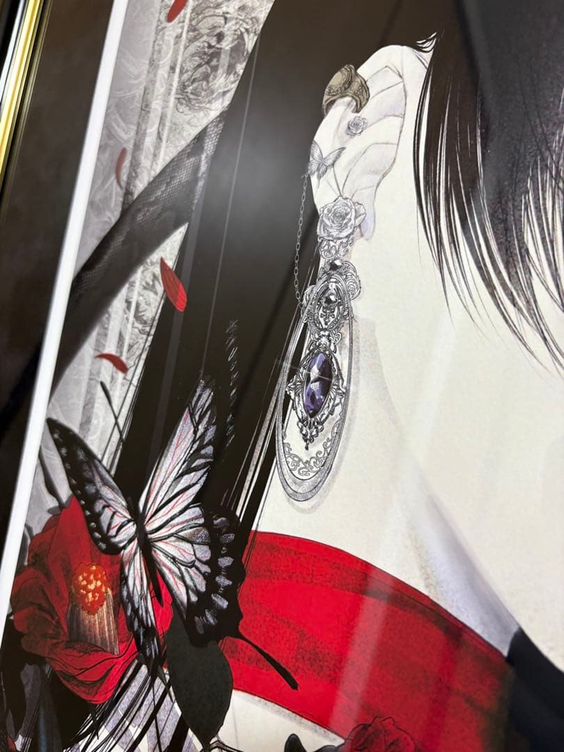 皐月恵 先生 「STRAP」 版画