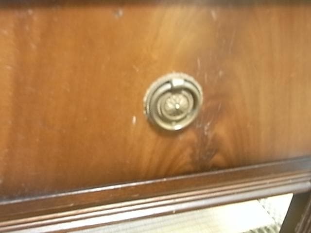 イギリス70s　テレフォンチェア　マホガニー　アンティーク