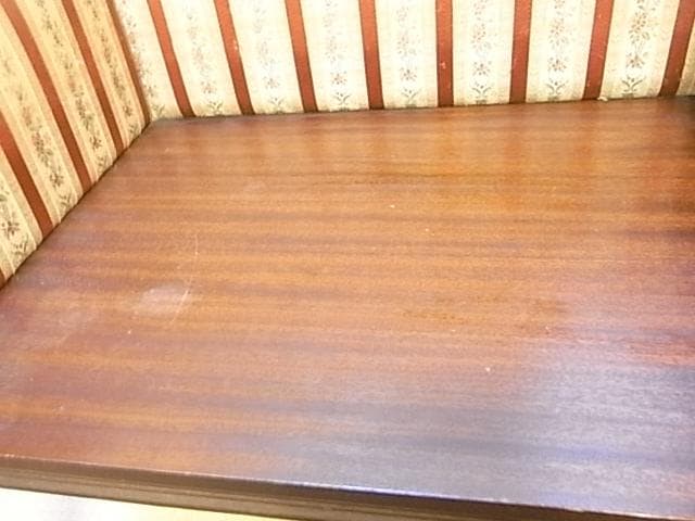 イギリス70s　テレフォンチェア　マホガニー　アンティーク