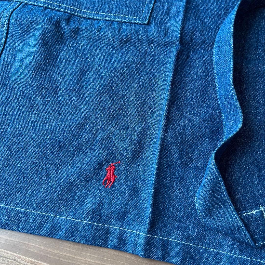 【新品　未使用】ラルフローレン　エプロン　ソムリエ　デニム