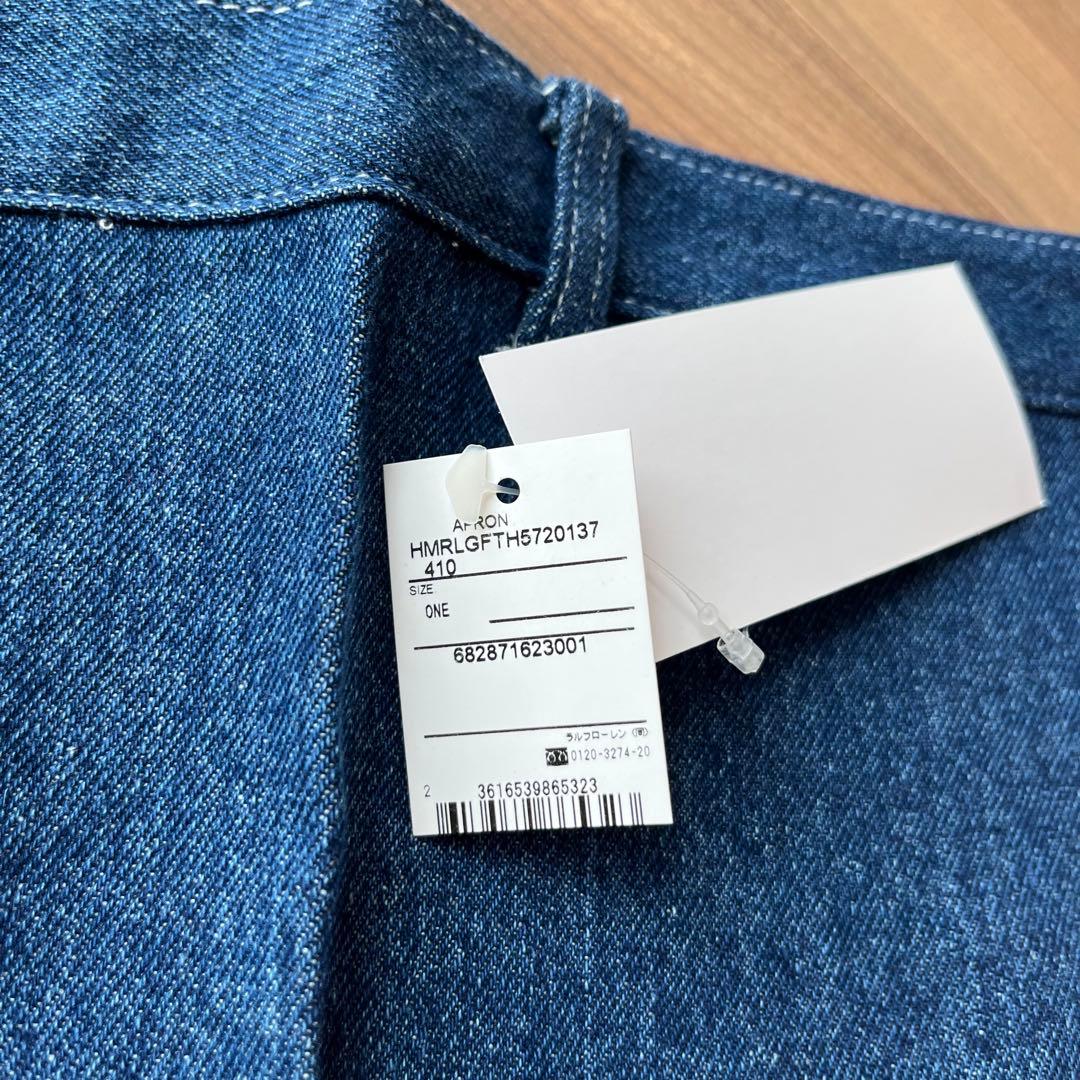 【新品　未使用】ラルフローレン　エプロン　ソムリエ　デニム