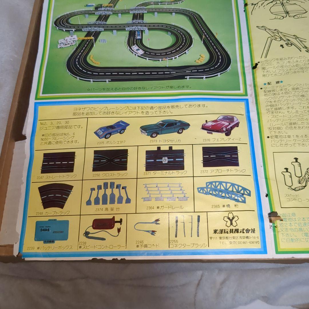 ヨネザワ スロットカー ジュニアビッグレーシング 昭和レトロ