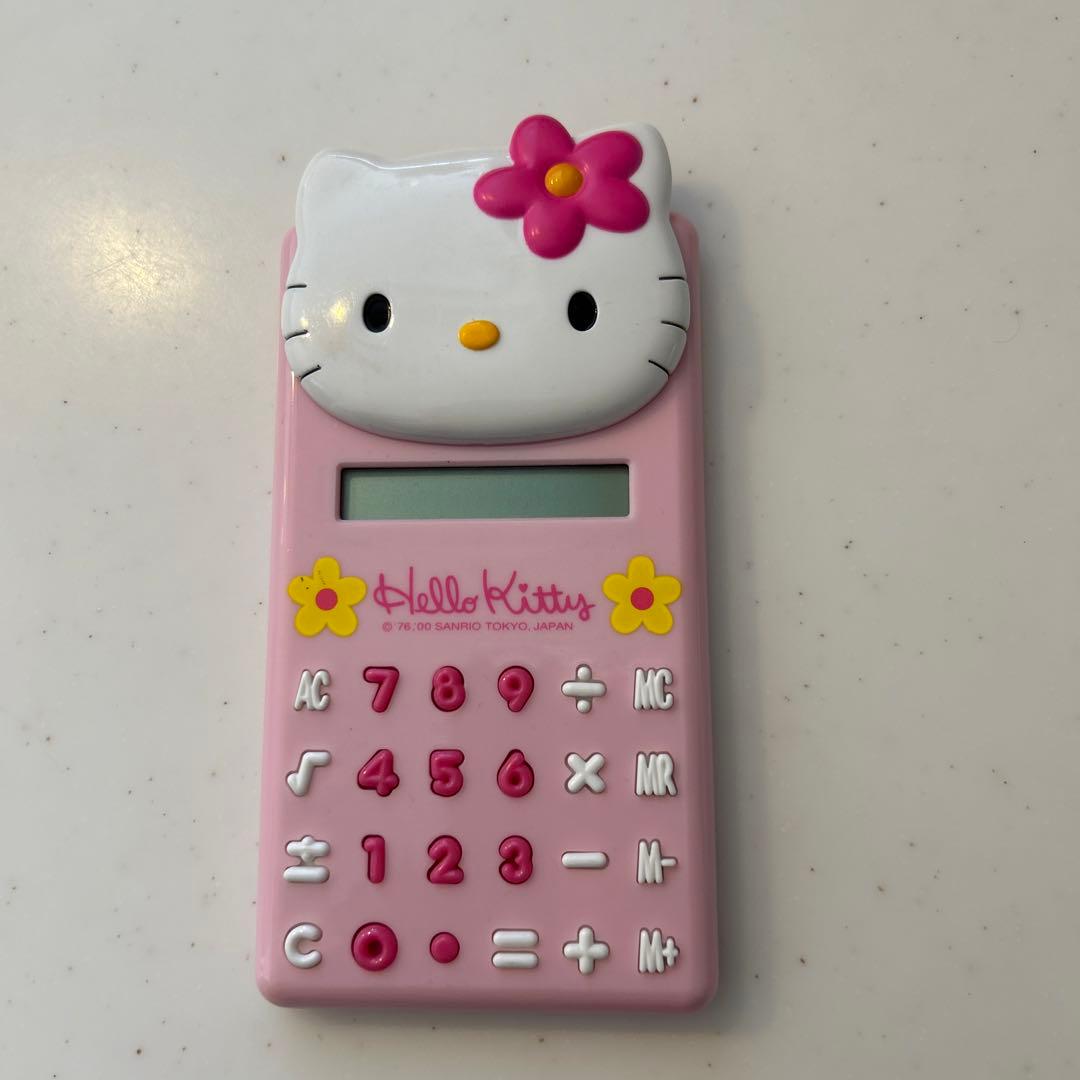 キティちゃん ハローキティ 電卓 平成 レトロ - メルカリ