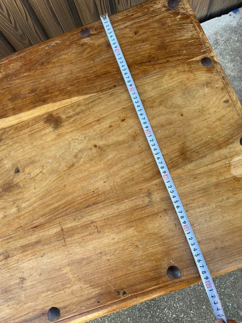 木製ローテーブル　メキシコ　ヴィンテージ　什器　店舗　ディスプレイ　アンティーク