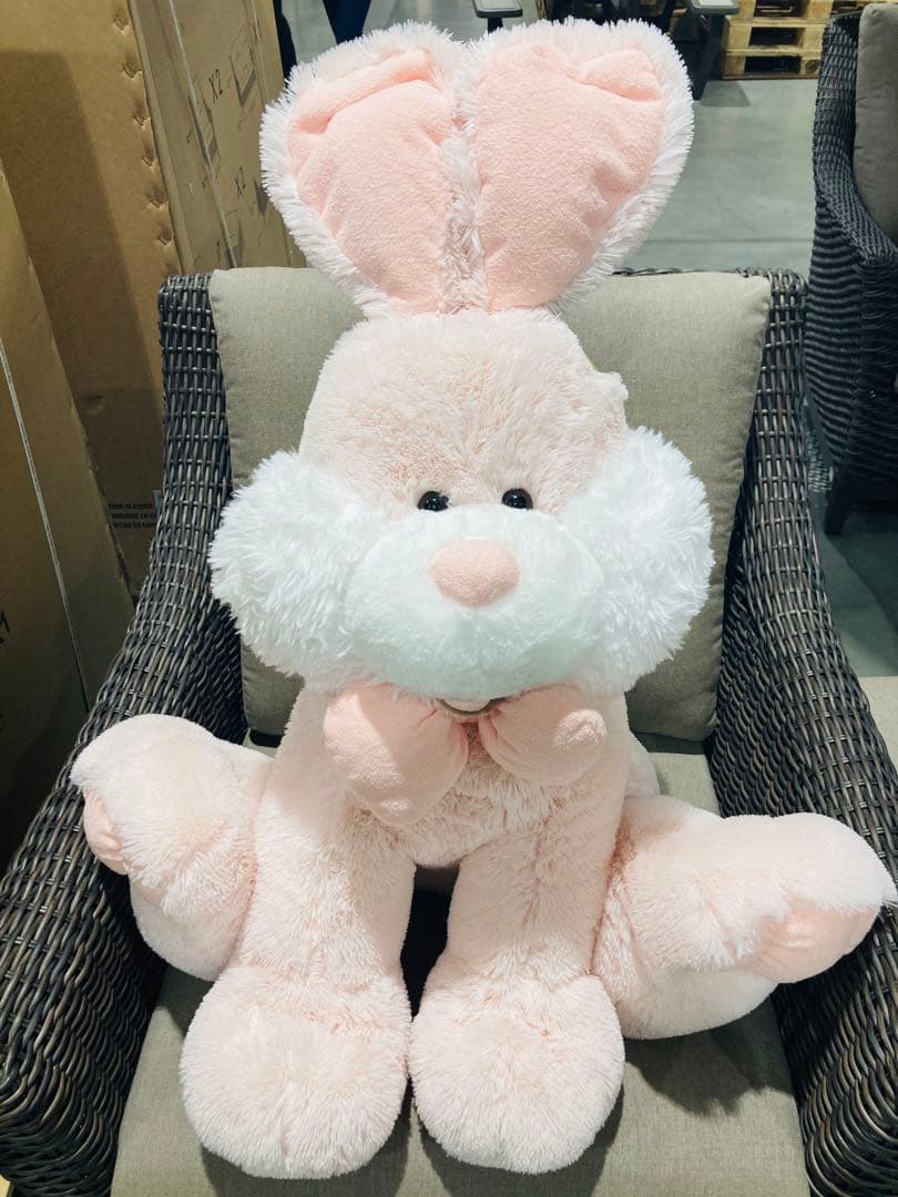 ♡ふわふわ♡ ぬいぐるみ コストコ イースターバニー - メルカリ