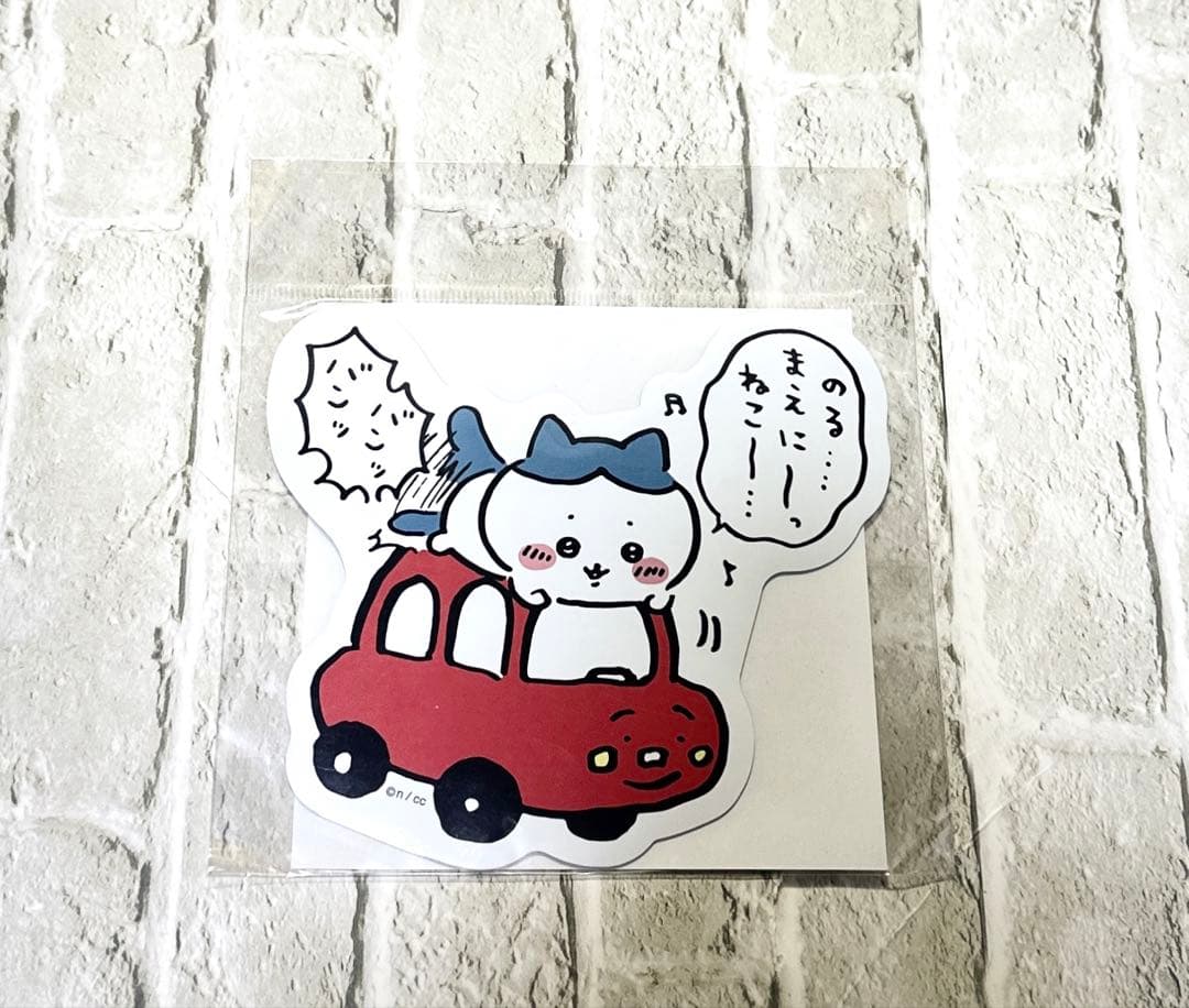 ちいかわ エンジョイドライブ！カーマグネット ハチワレねこバンバン
