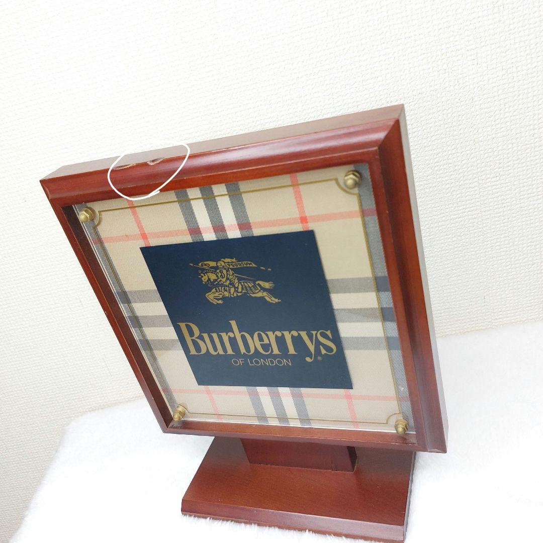 Burberrys バーバリー 自立型ディスプレイプレート 店頭用 看板 パネル