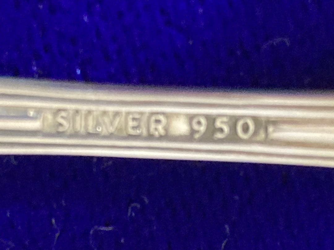 銀製　silver950 ティースプーン5本セット