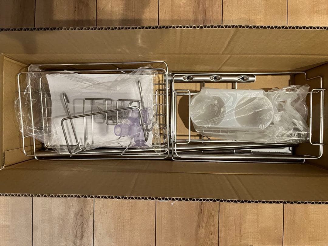 燕三条　水切りラック　シンク上　スリム　新品未使用