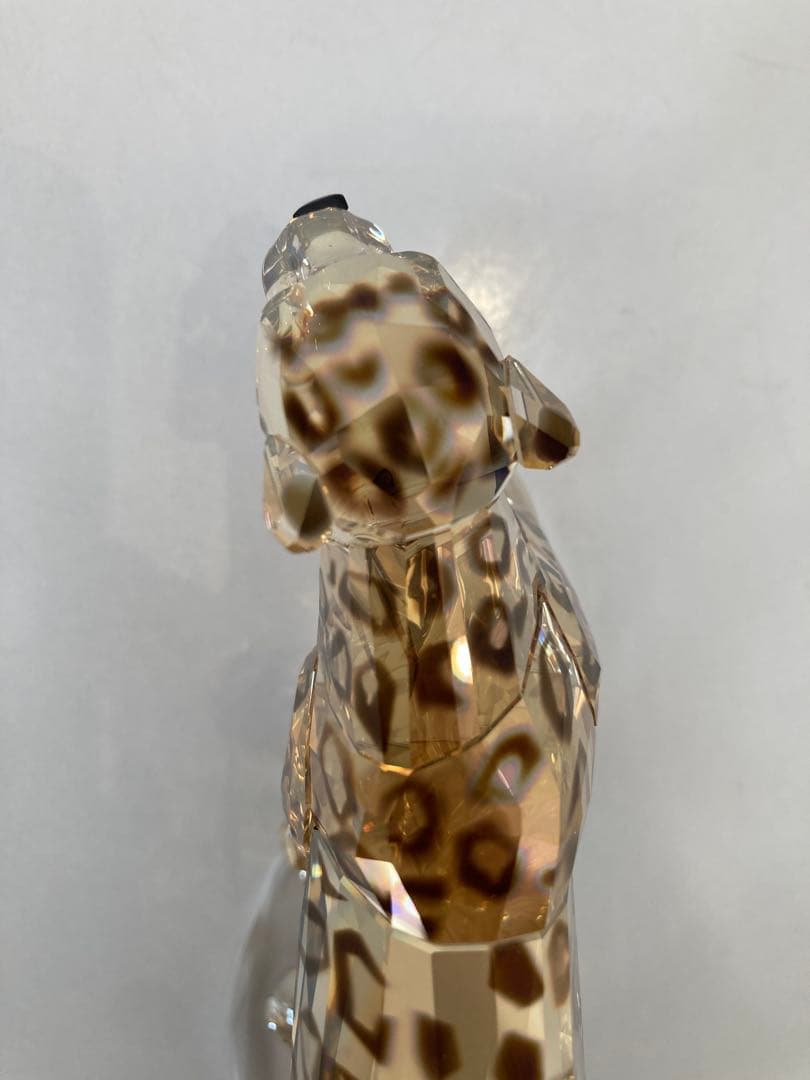 スワロフスキー クリスタル ジャガー ゴールデンシャイン 廃盤希少作品
