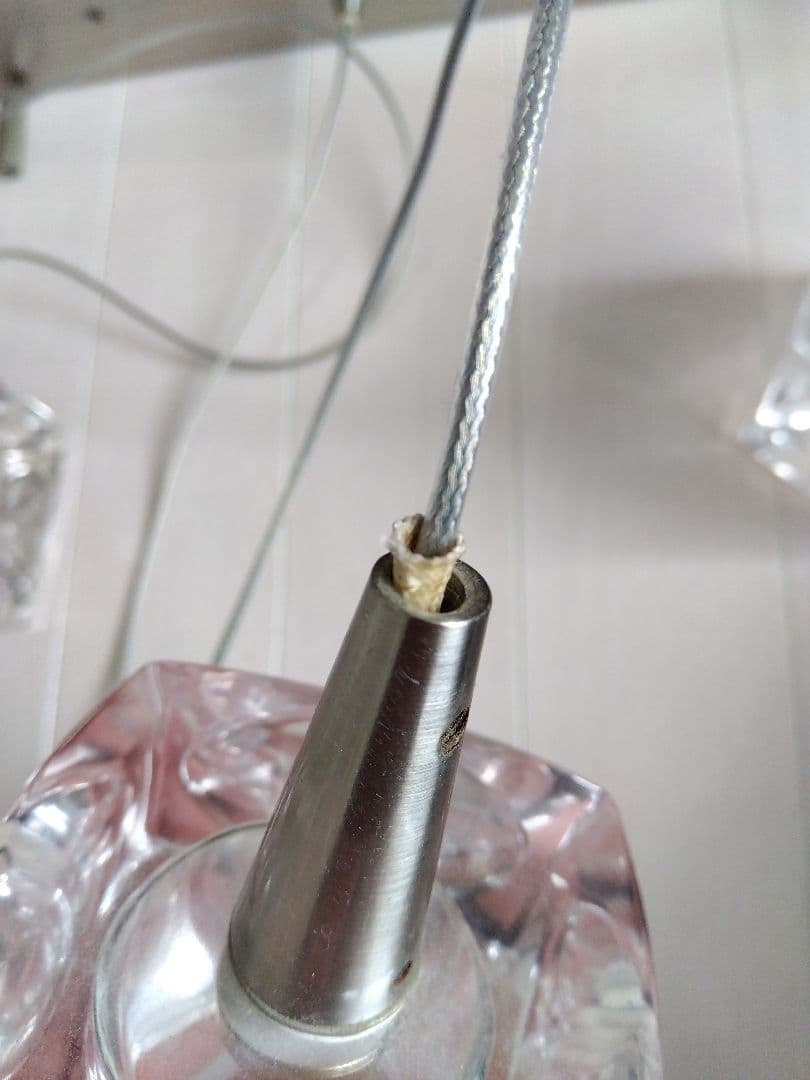 キシマ】ガラスキューブペンダントライト5灯【sl-826】 - メルカリ