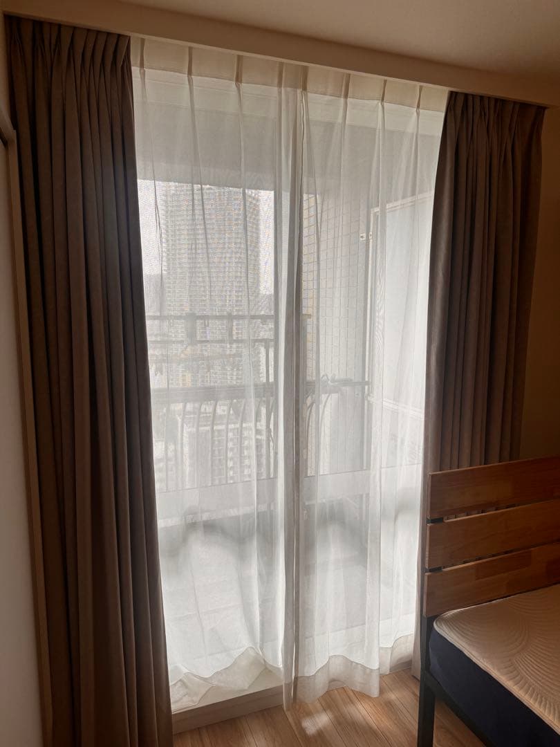 モモナチュラル カーテンセット｜幅209×丈233cm・遮光防熱