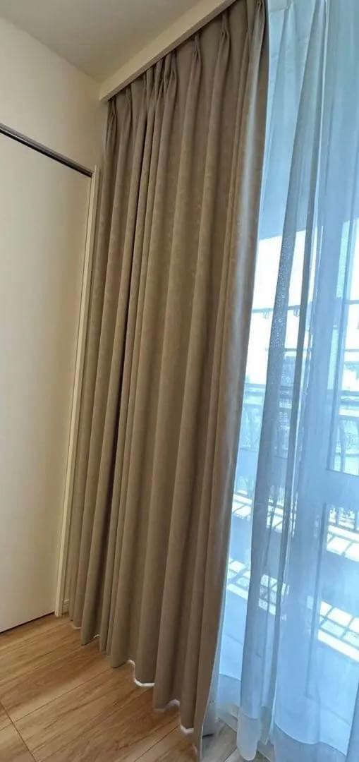 モモナチュラル カーテンセット｜幅209×丈233cm・遮光防熱