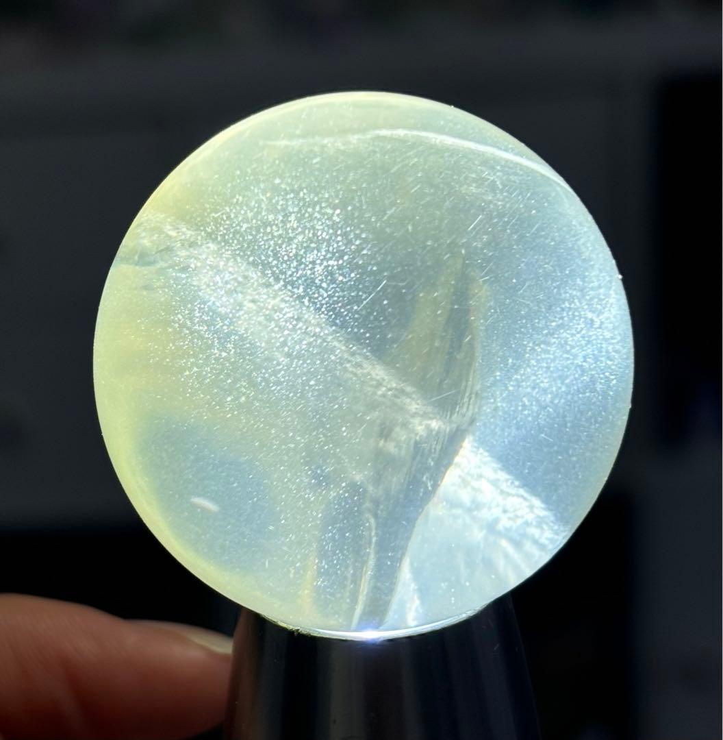 凄くレア　ルチル　シトリン　スフィア　キラキラシラー　天然石