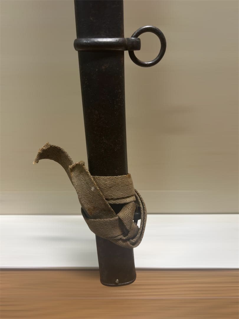 【希少価値】旧日本軍 軍刀 拵えのみ 58.5cm 鉄製