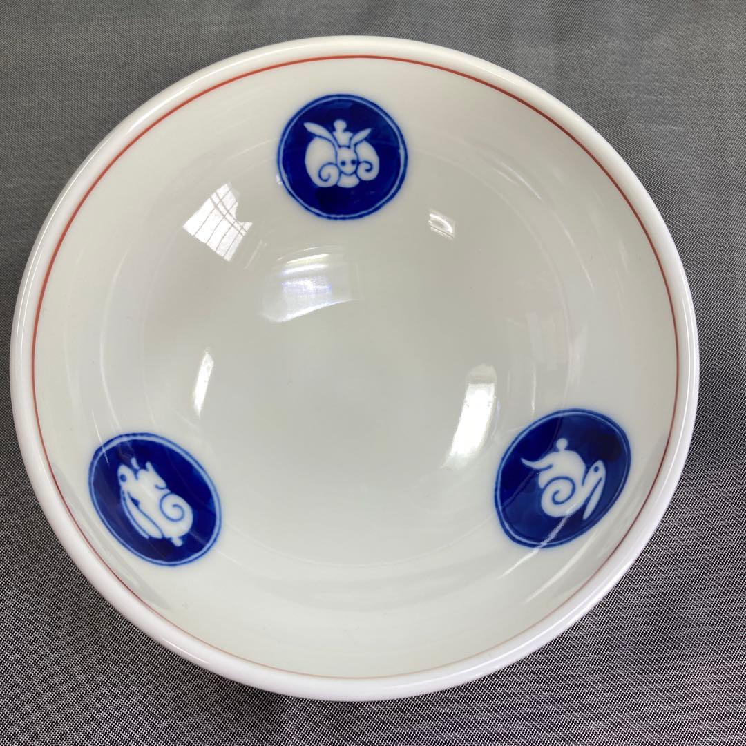 深川製磁　月見うさぎ　大皿　平小鉢　浅丼　人気　希少　盛皿　小鉢　取り皿　丼