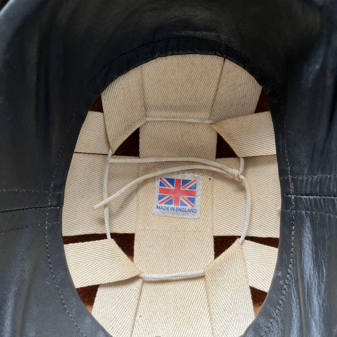 DAVIDAヘルメット　観賞用　シルバー　Lサイズ　英国製　クロムウェル