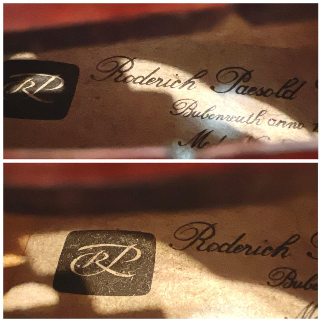 Roderich Paesold NO.803 4/4 虎杢1986年製 - メルカリ