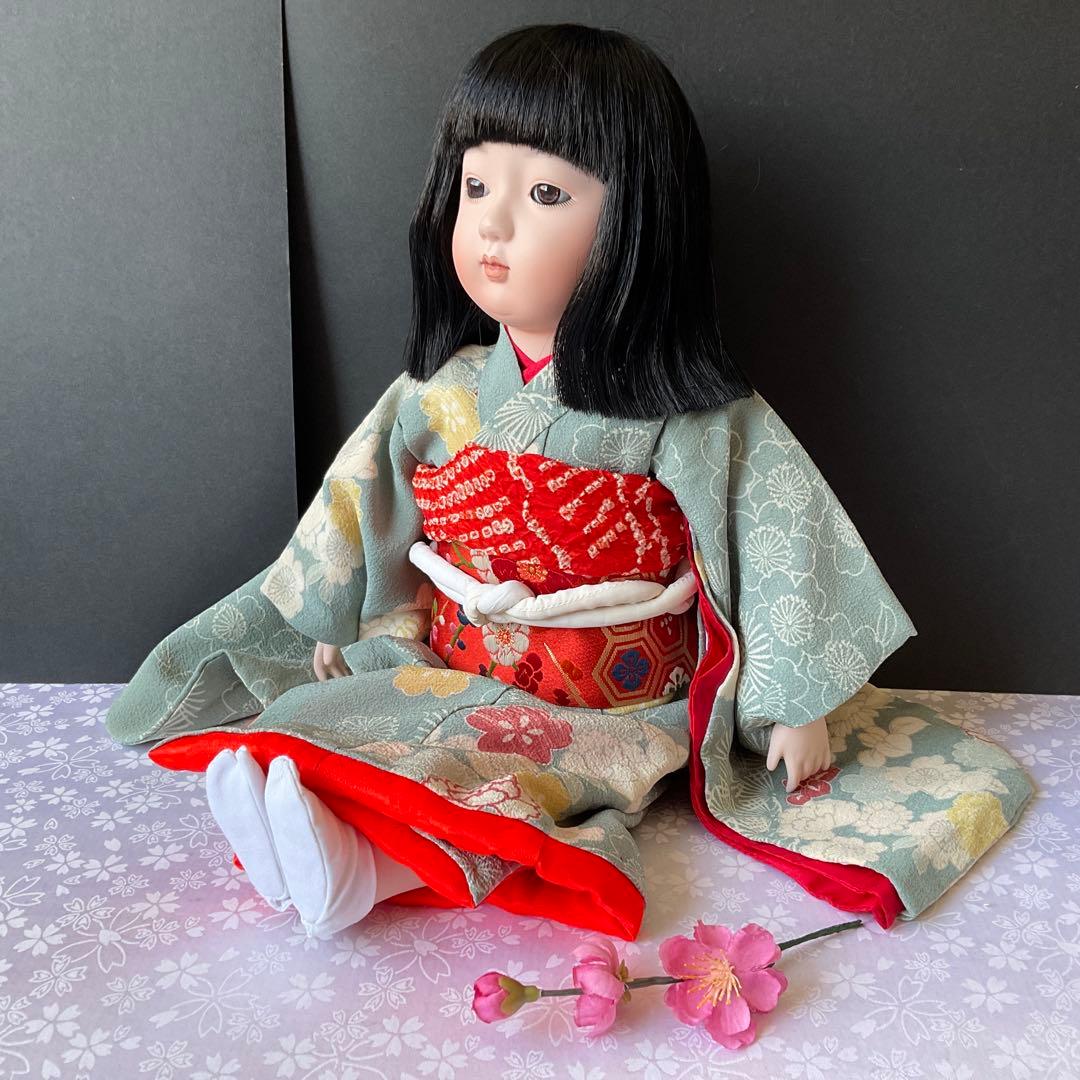 市松人形人形　ビスク市松人形　抱き市松人形　着せ替え市松　可愛いおべべ人形