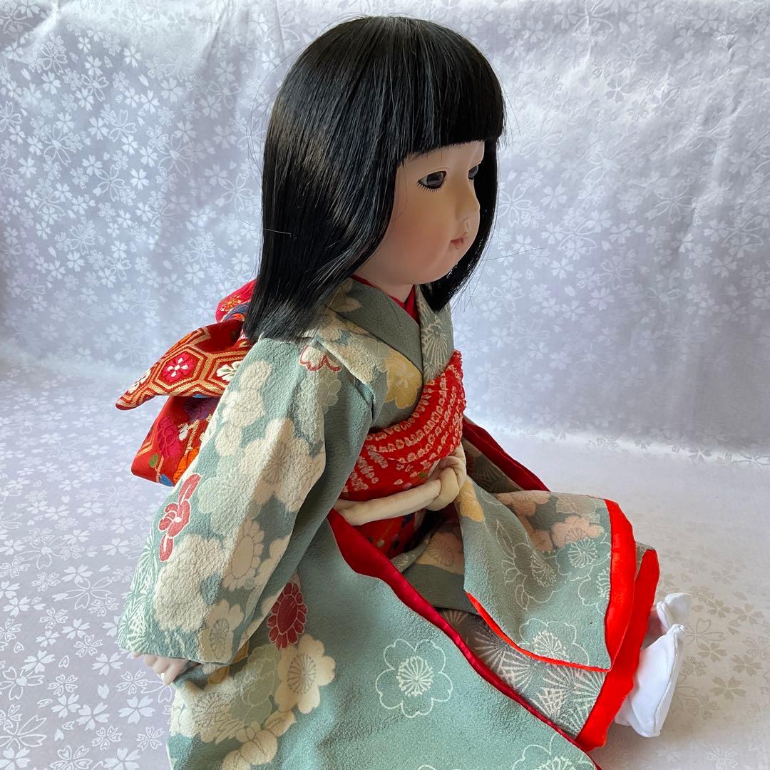 市松人形人形　ビスク市松人形　抱き市松人形　着せ替え市松　可愛いおべべ人形