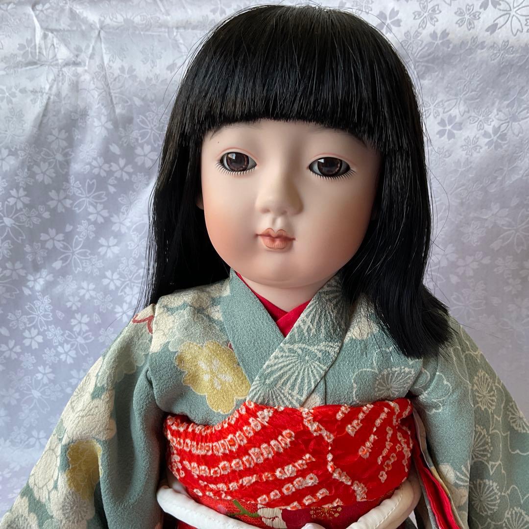 市松人形人形　ビスク市松人形　抱き市松人形　着せ替え市松　可愛いおべべ人形