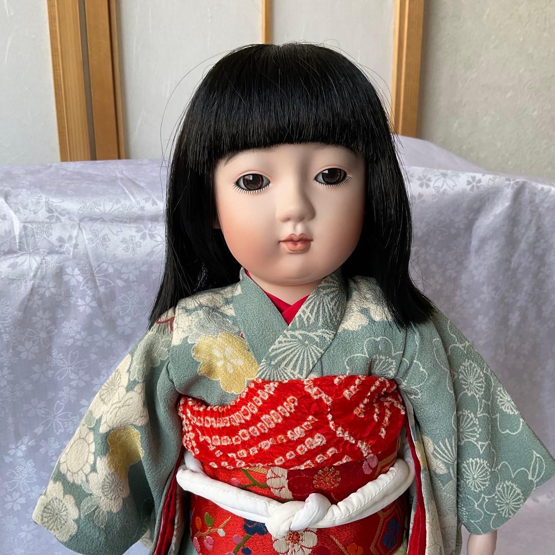 市松人形人形　ビスク市松人形　抱き市松人形　着せ替え市松　可愛いおべべ人形