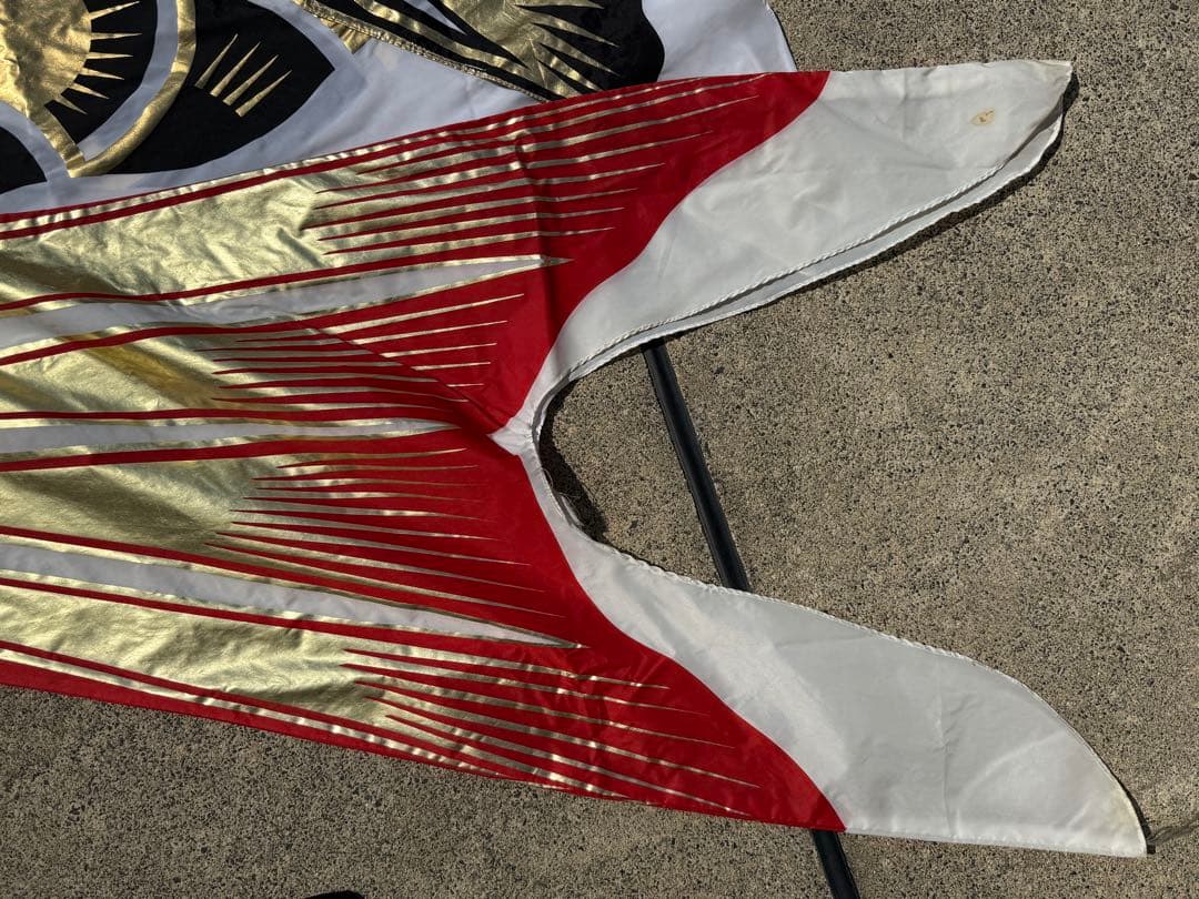 中古 鯉のぼり ④ 6m 両面金太郎 こいのぼり 3色+吹流し こどもの日 節句