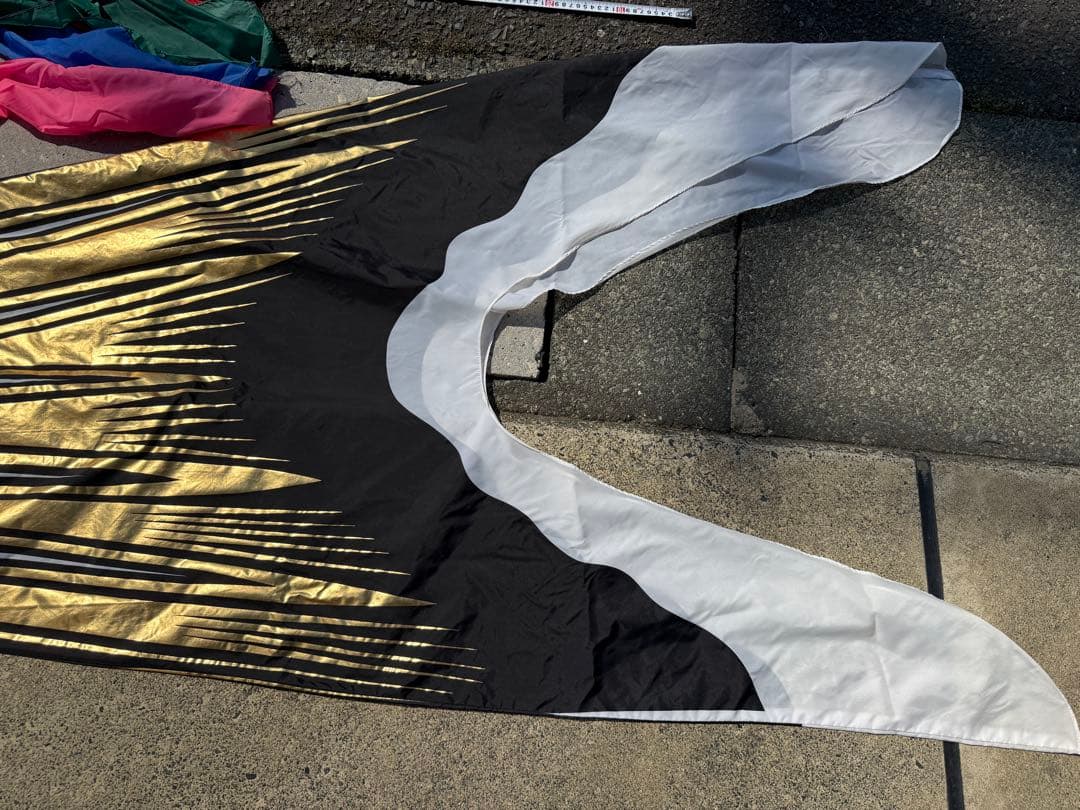 中古 鯉のぼり ④ 6m 両面金太郎 こいのぼり 3色+吹流し こどもの日 節句