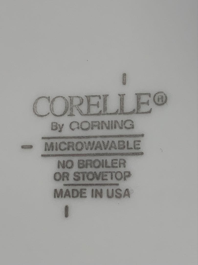 CORELL コレール USA製 花柄 プレート11枚セット