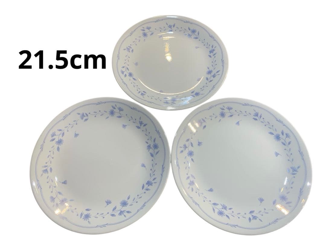 CORELL コレール USA製 花柄 プレート11枚セット