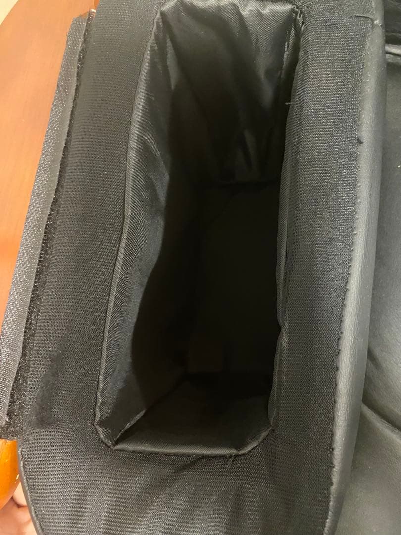 リクライニング 1人掛けソファ 黒　ウッド調　収納付き