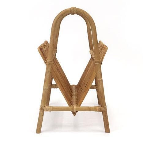 籐製マガジンラック