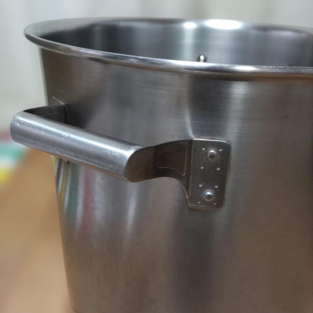 ③ステンレス寸胴鍋　42cm　大容量　業務用