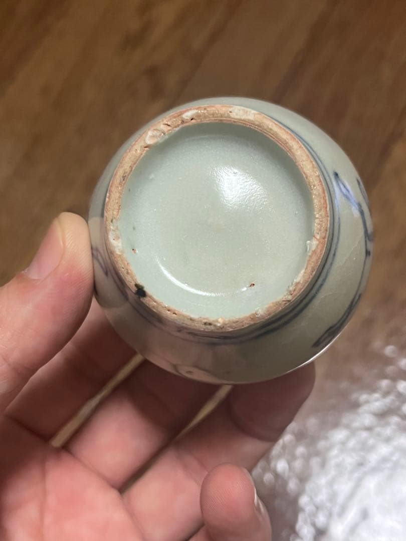 古染付 小壷 小壺 馬 干支 麒麟 香炉 初期伊万里 李朝 民藝 民芸 安南