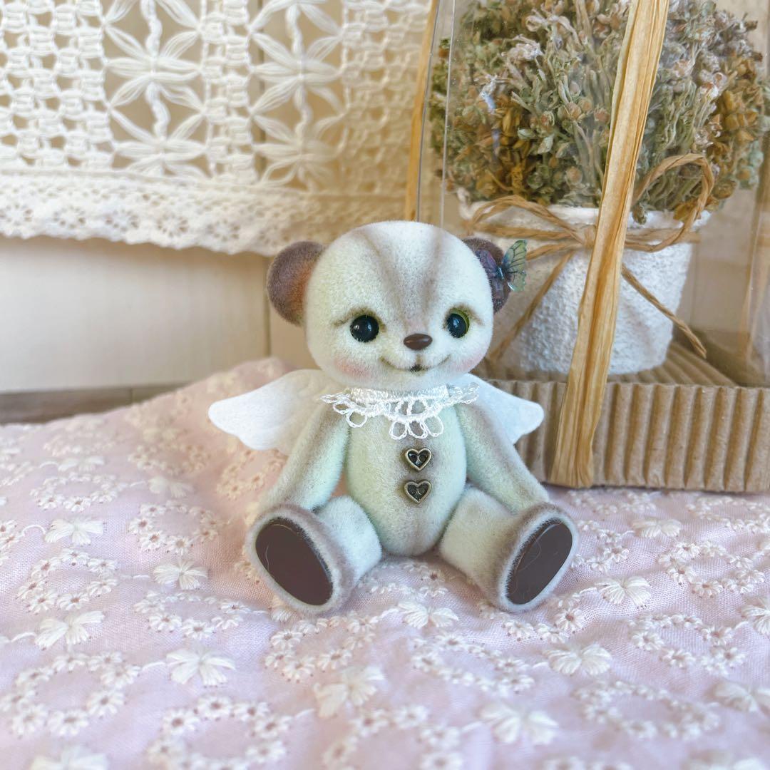 ☆ハニーベア☆ ミモザ カスタム ワカナ エンジェルアンティークベア