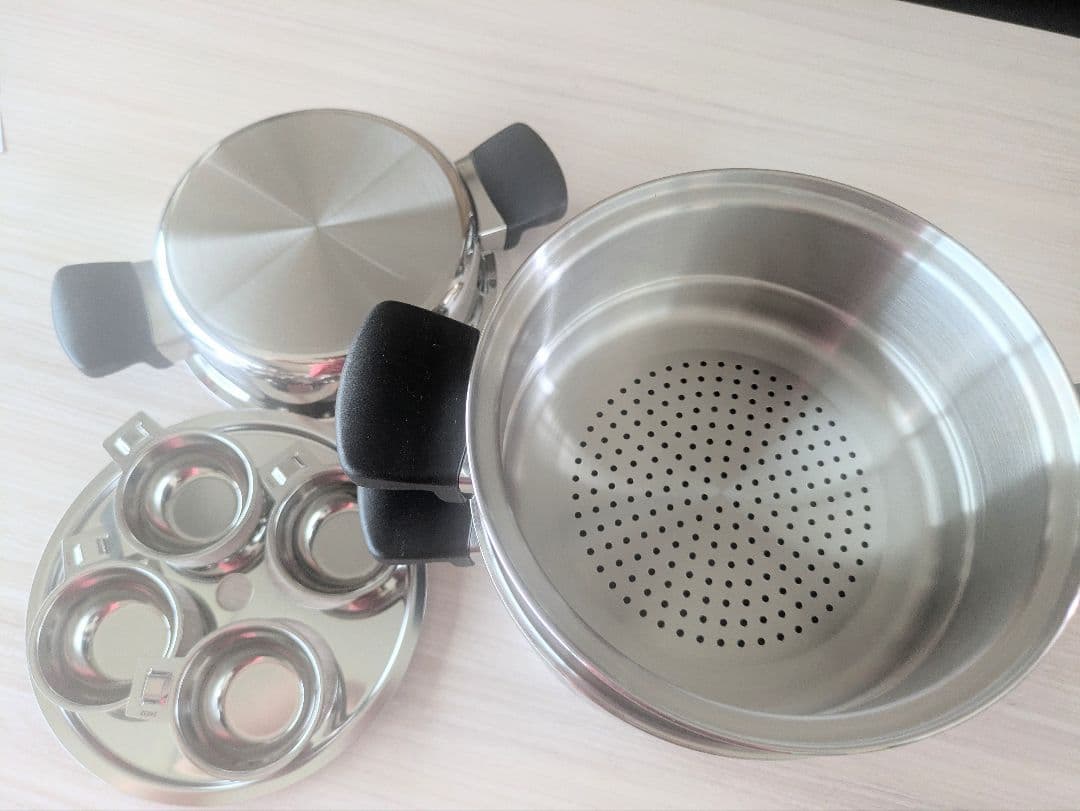 新品未使用/アムウェイクイン・クック4Lシチューパンセット/ステンレス