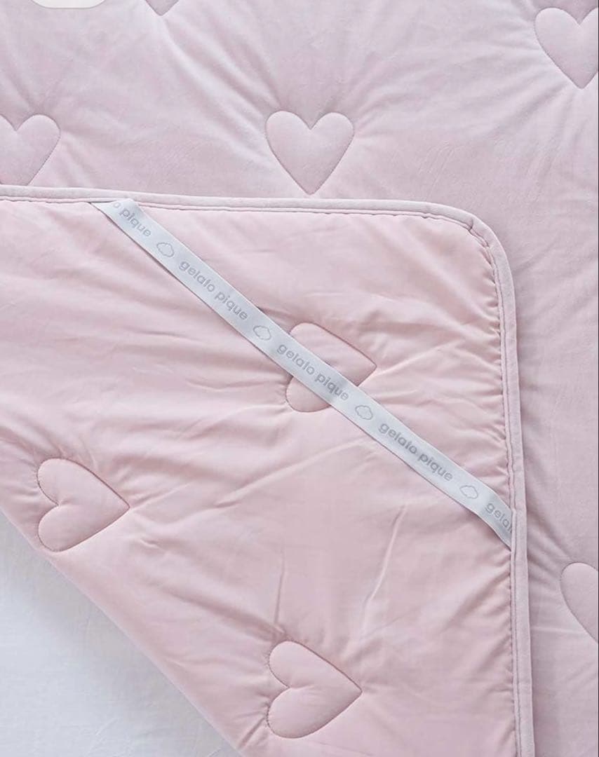 gelatopique sleep ハートキルト 敷きパッド ダブル