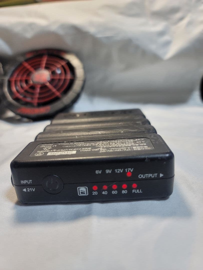 BURTLE 空調服用ファンセット KYOCERAバッテリー(17V)