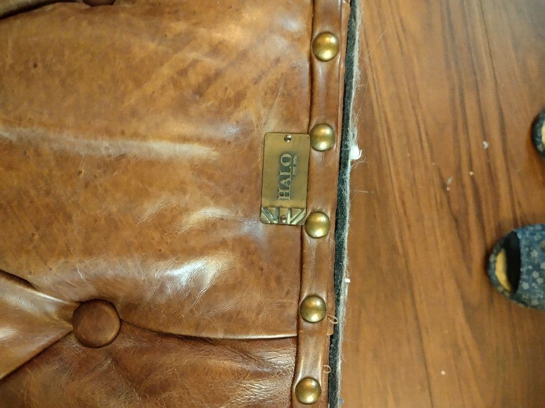 HALO ロードディグズビースモールオットマン ブラウン